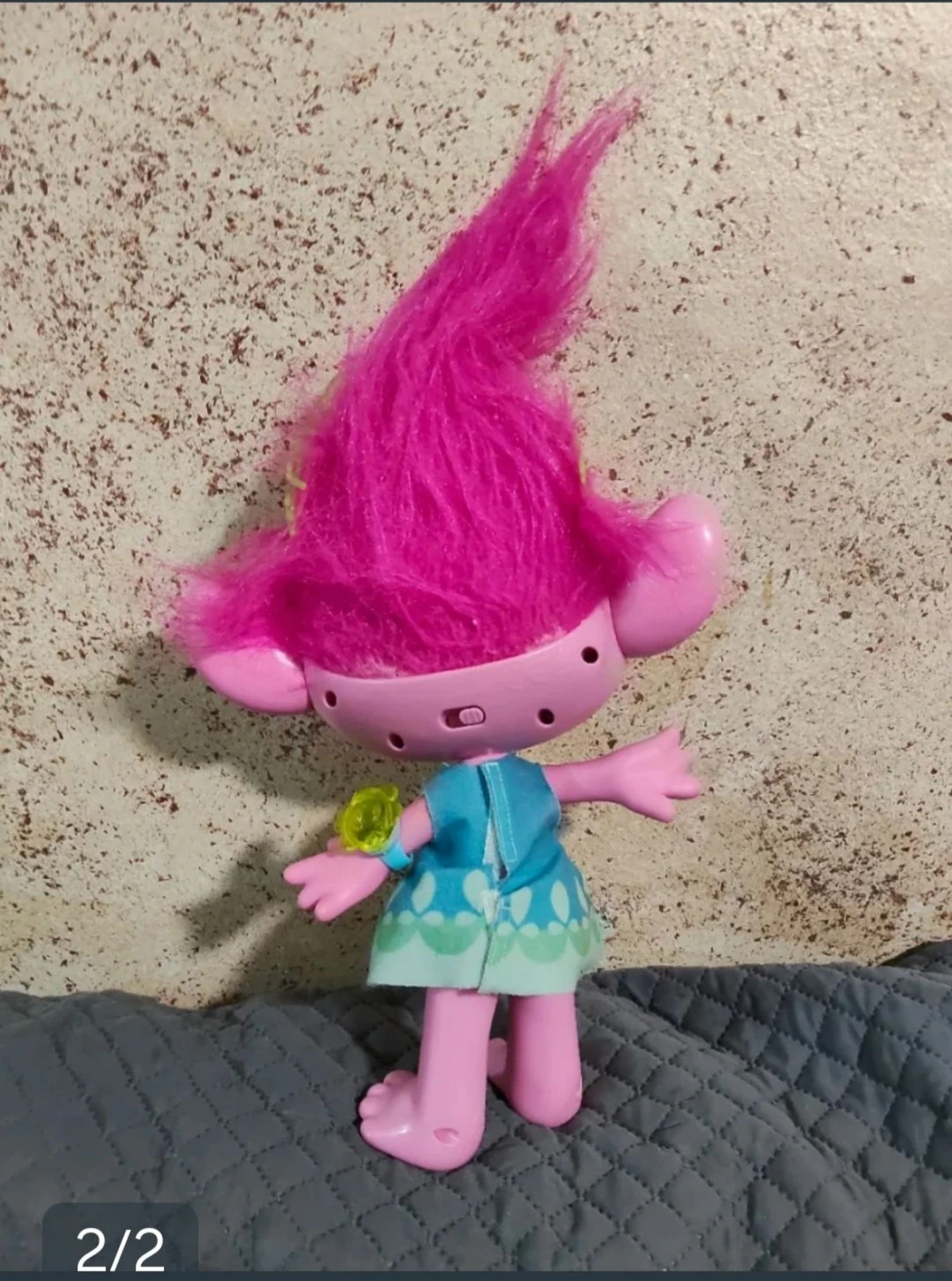 Boneca Troll rosa com coroa – photo 2